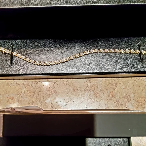 Diamond Tennis Bracelet 1 Carat TW Genuine